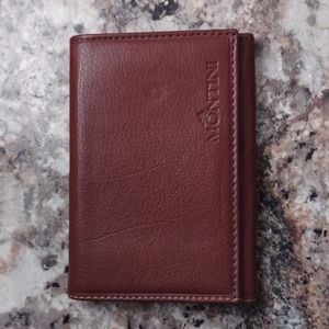 Montini Men's Tri-Fold Italian Leather Wallet